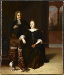 Ил. 2.  М. Вулфрат. Портрет джентльмена и дамы в интерьере. Рийксмузеум. 1664 (иконка)