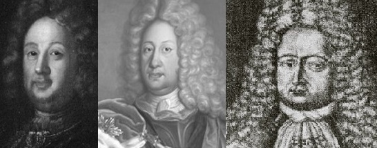 Ил. 44. Сопоставление фрагментов работ И.П. Аргунова 1750 и  1768 гг. с гравированным портретом.